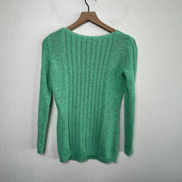 Rachel Zoe Green Knit Sweater – Size Small - Picture 6 of 8